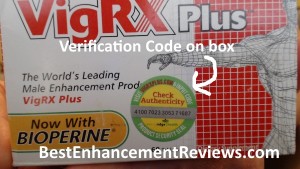 vigrx plus verification code